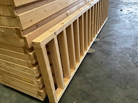 Vuren terras hekwerk - 278x73 cm (5x) - afbeelding 2 van  4