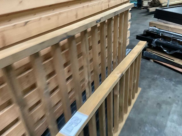 Vuren terrashekwerk geïmpregneerd - 180x80 cm (2x) - afbeelding 2 van  4