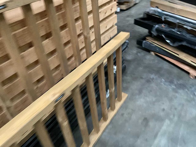 Vuren terrashekwerk geïmpregneerd - 180x80 cm (2x) - afbeelding 3 van  4