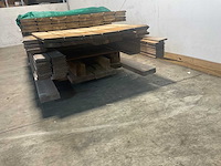 Vuren topvision tuinhuis parelhoen 400 x 300 cm en luifel 400 cm - afbeelding 5 van  9