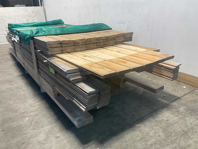 Vuren topvision tuinhuis parelhoen 400 x 300 cm en luifel 400 cm - afbeelding 8 van  9