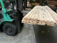 Vuren triple rhombus blokhoutprofiel - 224x14x2,8 cm (18x) - afbeelding 5 van  9