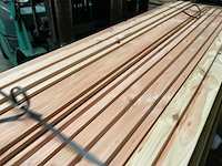 Vuren triple rhombusprofiel - 224x14x2,8 cm (45x) - afbeelding 7 van  9