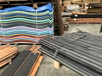 Vuren triple rhombusprofiel tuinplank gezwart 250x14,5x2,1 cm (20x) - afbeelding 4 van  7