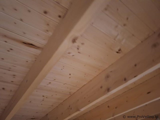 Vuren tuinhuis met overkapping - 760x280cm - afbeelding 2 van  15