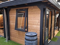 Vuren tuinhuis met overkapping - 760x280cm - afbeelding 8 van  15