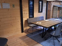 Vuren tuinhuis met overkapping - 760x280cm - afbeelding 9 van  15