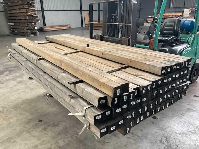 Vuren tuinpaal geïmpregneerd 270x6,8x6,8 cm (23x) - afbeelding 3 van  7