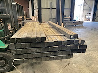 Vuren tuinpaal geïmpregneerd 270x6,8x6,8 cm (23x) - afbeelding 5 van  7