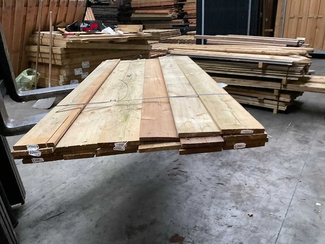 Vuren tuinplank geïmpregneerd - 180x14x1,6 cm (20x) - afbeelding 5 van  6