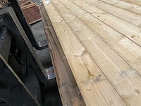 Vuren tuinplank geïmpregneerd - 400x13,5x1,5 cm (52x) - afbeelding 6 van  7