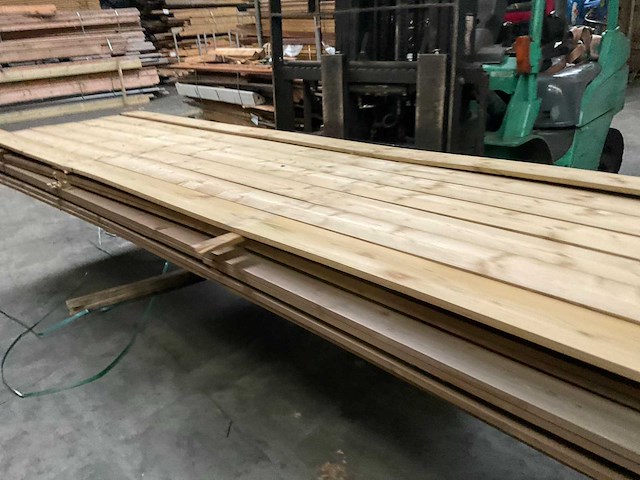 Vuren tuinplank geïmpregneerd - 400x13,5x1,5 cm (52x) - afbeelding 2 van  7