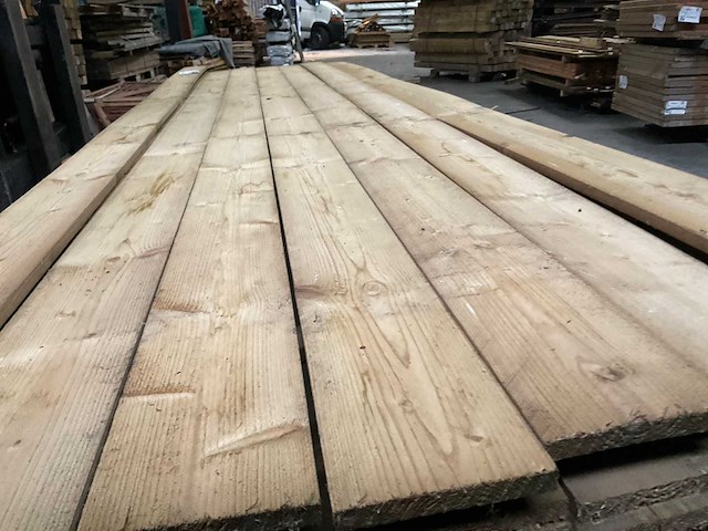 Vuren tuinplank geïmpregneerd - 400x13,5x1,5 cm (52x) - afbeelding 7 van  7