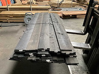 Vuren tuinplank gezwart - 180x14x1,6 cm (30x) - afbeelding 2 van  4