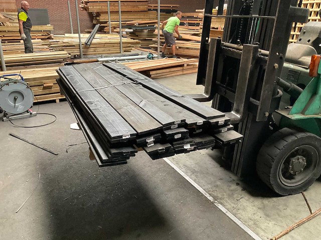 Vuren tuinplank gezwart - 180x14x1,6 cm (30x) - afbeelding 4 van  4