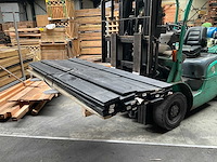 Vuren tuinplank gezwart - 180x14x1,7 cm (25x) - afbeelding 1 van  4