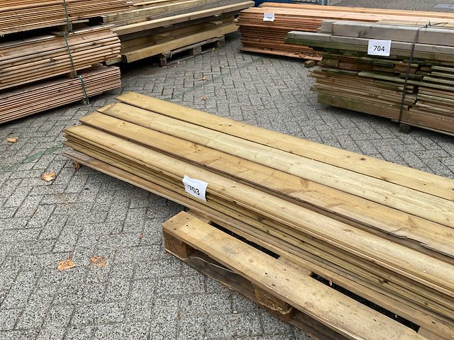 Vuren tuinplank zweeds rabat 400x14,5x2,2-1 cm (30x) - afbeelding 5 van  11