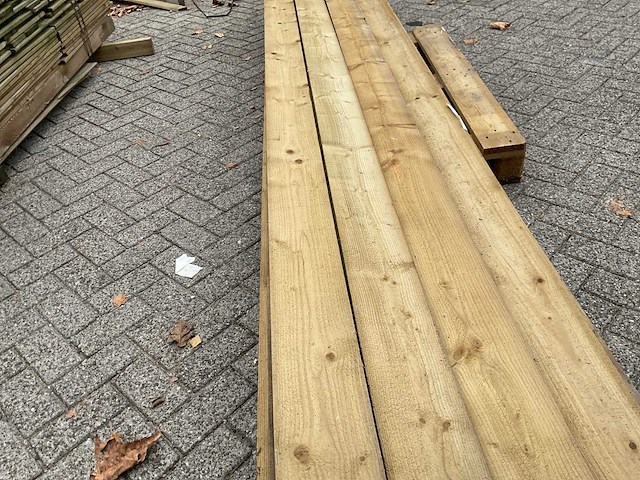 Vuren tuinplank zweeds rabat 400x14,5x2,2-1 cm (30x) - afbeelding 9 van  11