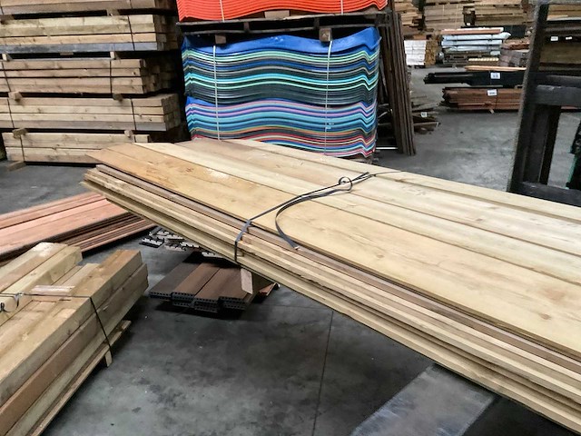 Vuren tuinplank zweeds rabat 400x19x2,4 cm (26x) - afbeelding 3 van  7