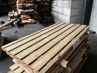 Vuren tuinpoort met metalen frame 195x100 cm - afbeelding 4 van  4