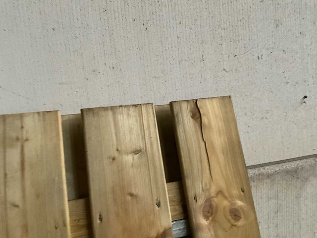 Vuren tuinpoort met metalen frame 195x100 cm - afbeelding 4 van  4