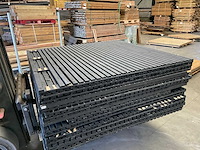 Vuren tuinscherm "elan" zwart gespoten - 180x180 cm (16x) - afbeelding 5 van  12