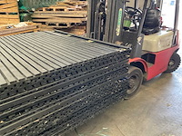 Vuren tuinscherm "elan" zwart gespoten - 180x180 cm (16x) - afbeelding 11 van  12