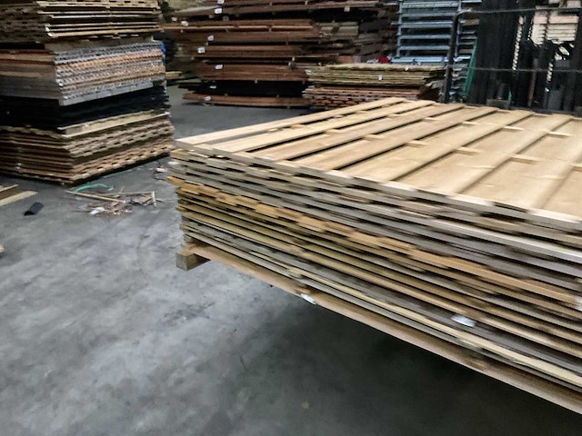 Vuren tuinscherm geïmpregneerd - 180x180 cm (10x) - afbeelding 5 van  10