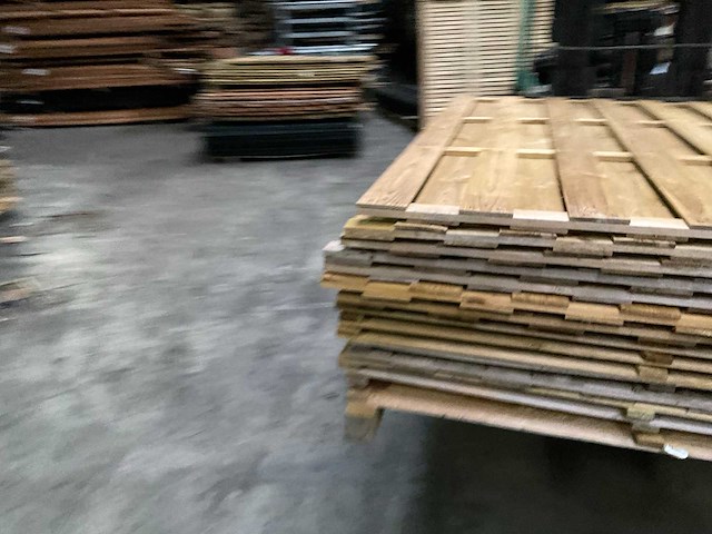 Vuren tuinscherm geïmpregneerd - 180x180 cm (10x) - afbeelding 6 van  10