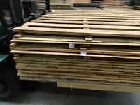 Vuren tuinscherm geïmpregneerd - 180x180 cm (10x) - afbeelding 9 van  10