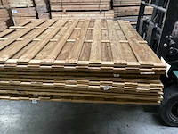 Vuren tuinscherm geïmpregneerd - 180x180 cm (10x) - afbeelding 10 van  10