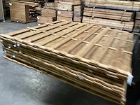 Vuren tuinscherm geïmpregneerd - 180x180 cm (10x) - afbeelding 2 van  10