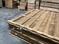 Vuren tuinscherm geïmpregneerd - 180x180 cm (10x) - afbeelding 3 van  10