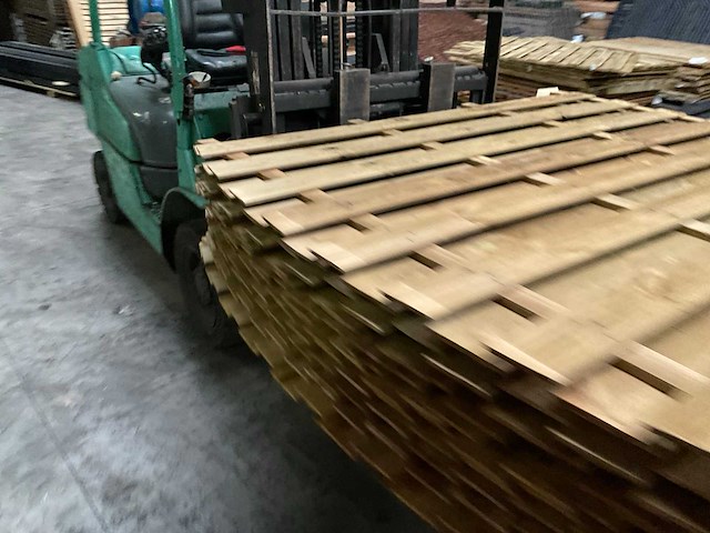 Vuren tuinscherm geïmpregneerd - 180x180 cm (10x) - afbeelding 8 van  10