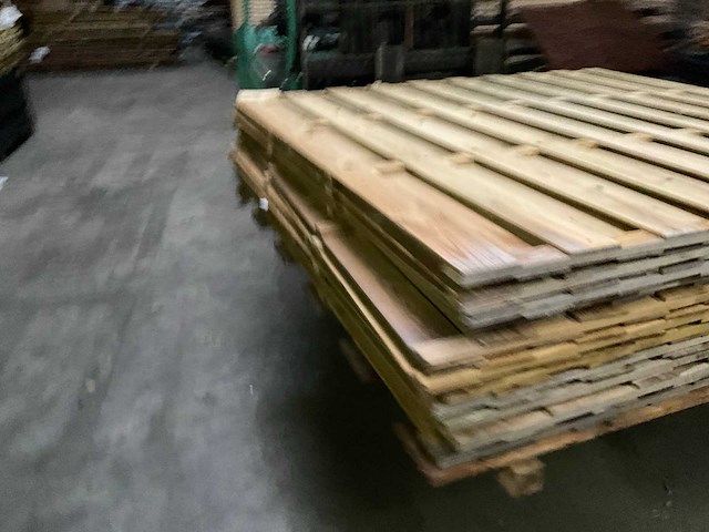 Vuren tuinscherm geïmpregneerd - 180x180 cm (10x) - afbeelding 5 van  8