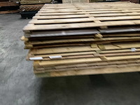 Vuren tuinscherm geïmpregneerd - 180x180 cm (10x) - afbeelding 9 van  10