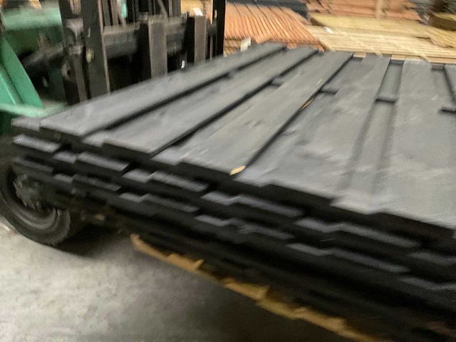 Vuren tuinscherm geïmpregneerd zwart - 180x180 (6x) - afbeelding 7 van  9