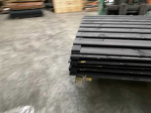 Vuren tuinscherm geïmpregneerd zwart - 180x180 (6x) - afbeelding 4 van  9