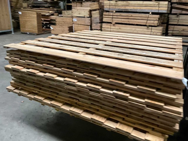 Vuren tuinscherm met toog geïmpregneerd - 180x180 cm (10x) - afbeelding 2 van  12