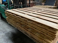 Vuren tuinscherm met toog geïmpregneerd - 180x180 cm (10x) - afbeelding 8 van  12