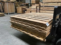 Vuren tuinscherm met toog geïmpregneerd - 180x180 cm (10x) - afbeelding 1 van  12