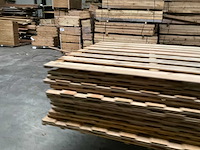 Vuren tuinscherm met toog geïmpregneerd - 180x180 cm (10x) - afbeelding 6 van  12