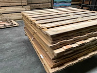 Vuren tuinscherm met toog geïmpregneerd - 180x180 cm (10x) - afbeelding 7 van  12