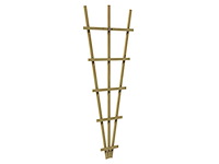 Vuren v-trellis geïmpregneerd - 80x180 cm (10x)