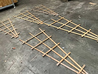 Vuren v-trellis geïmpregneerd - 80x180 cm (5x) - afbeelding 2 van  4