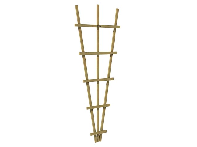 Vuren v-trellis geïmpregneerd - 80x180 cm (5x) - afbeelding 1 van  4