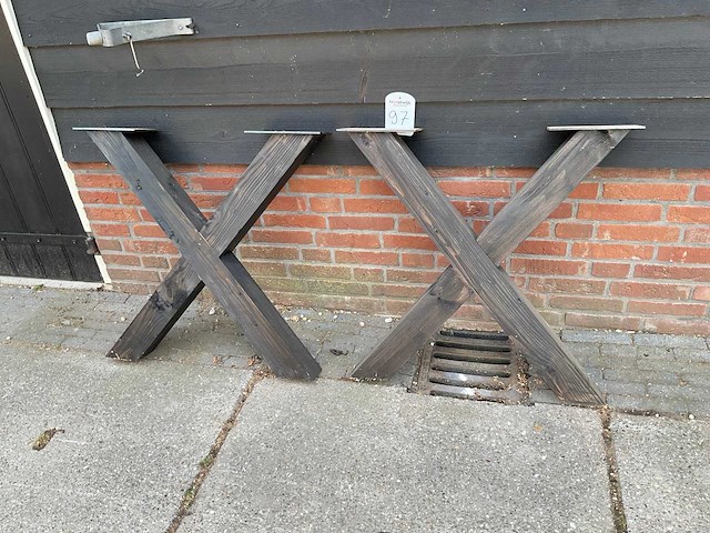 Vuren x tafelpoten - afbeelding 1 van  2