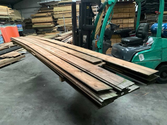 Vuren zweeds rabat - 400-500x20x1,1-2,5 cm (20x) - afbeelding 3 van  7