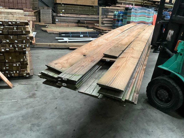 Vuren zweeds rabat - 400-500x20x1,1-2,5 cm (20x) - afbeelding 4 van  7