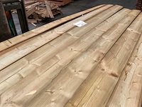 Vuren zweeds rabat geïmpregneerd - 480x11,4x2 cm (82x) - afbeelding 2 van  12
